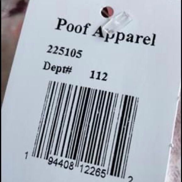 NWT POOF NEW YORK Junior SMALL Floral Thermal Top - Picture 7 of 7